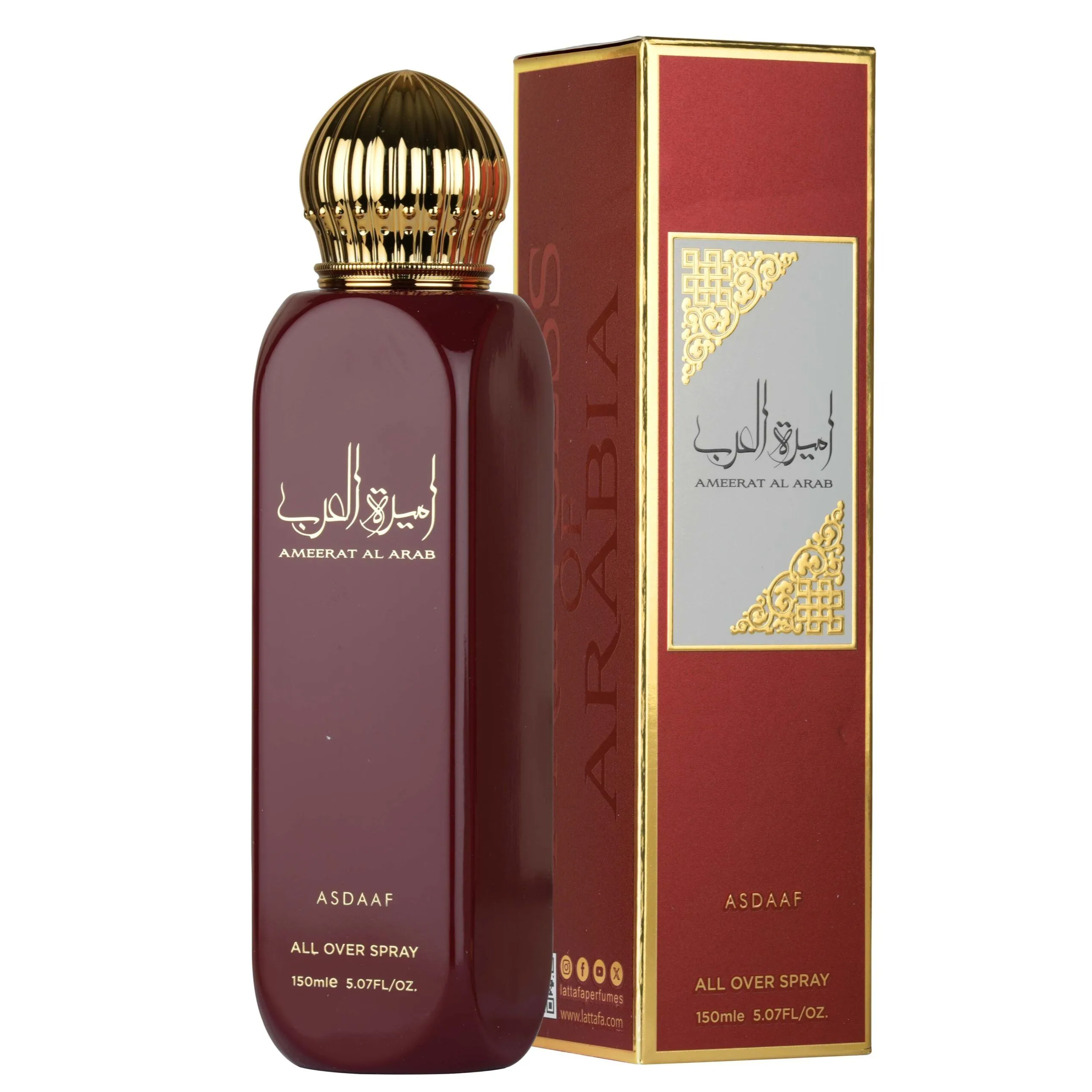 Lattafa Asdaaf Ameerat Al Arab All Over Spray for Women