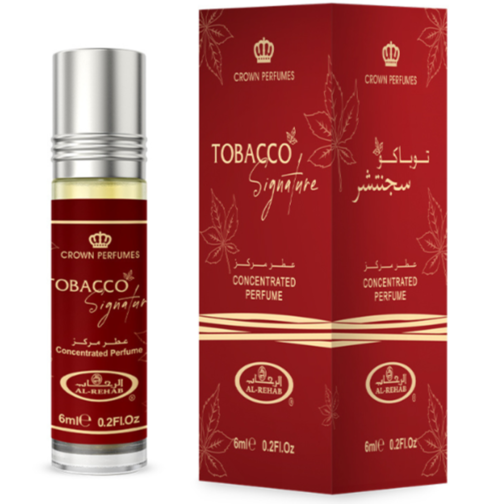 Al-Rehab Tobacco Signature Concentrated Perfume Roller Ball for Men