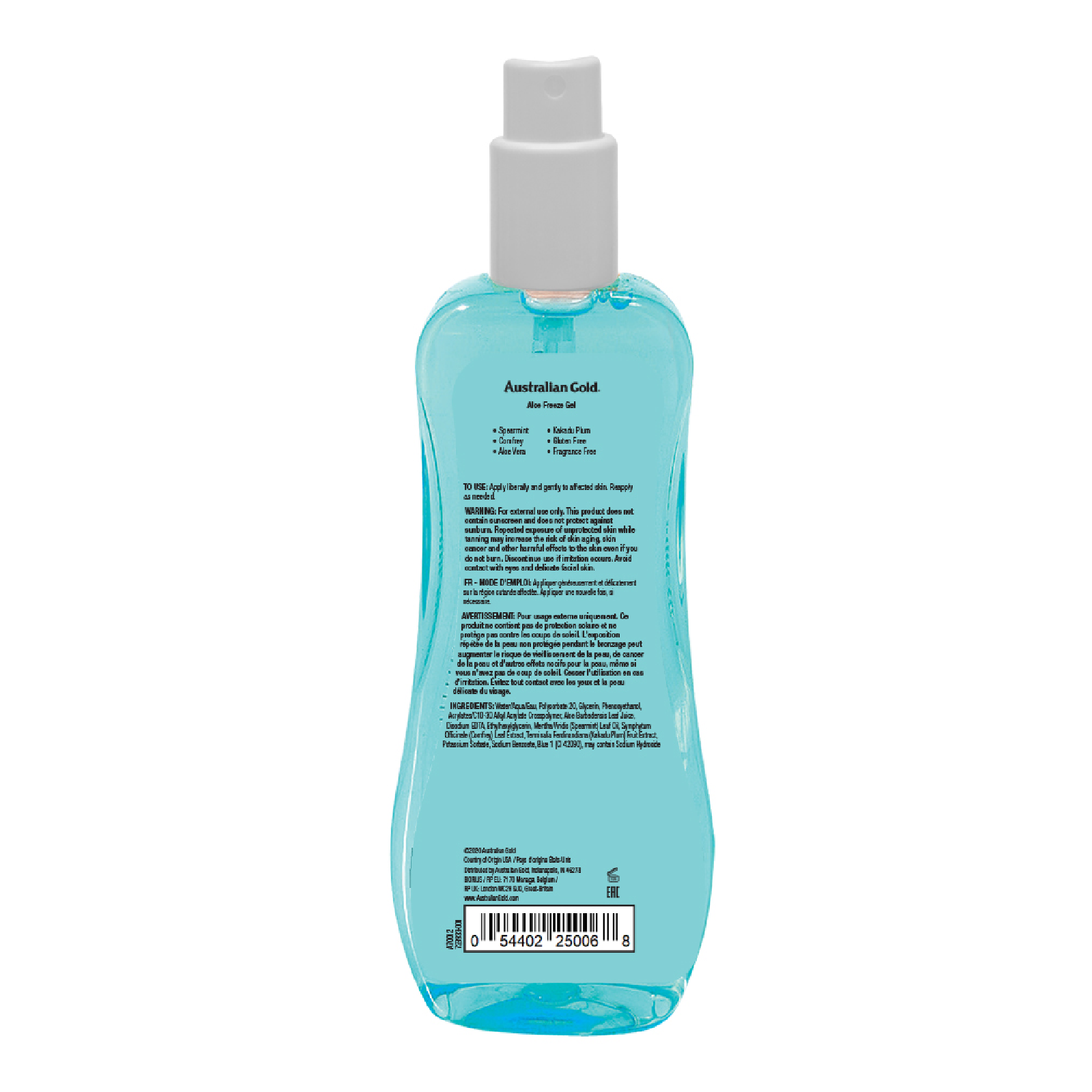 Australian Gold Aloe Freeze Spray Gel