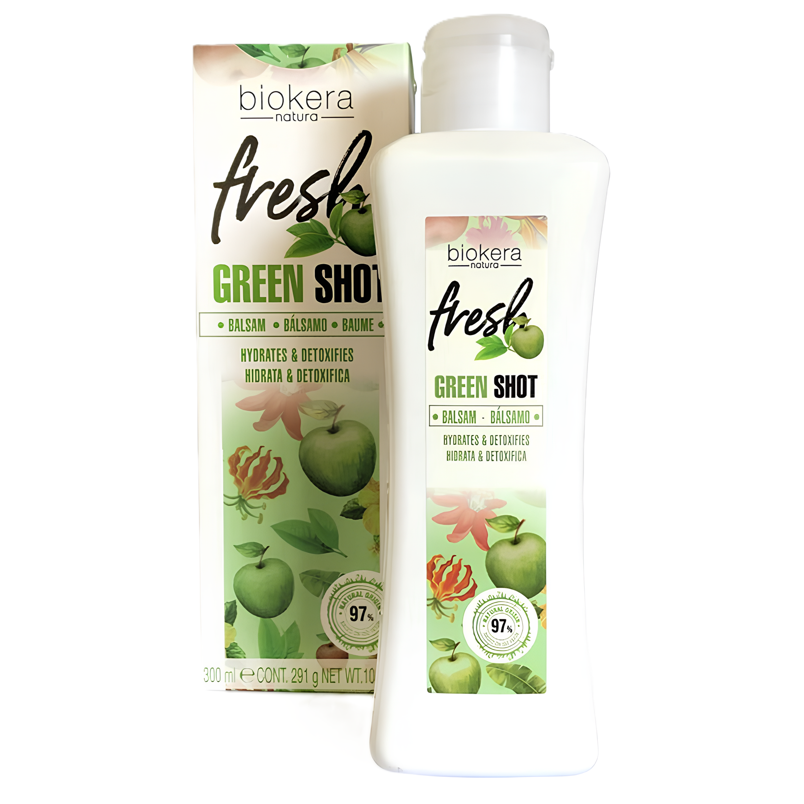 Salerm Biokera Natura Green Shot Balm With Balsam