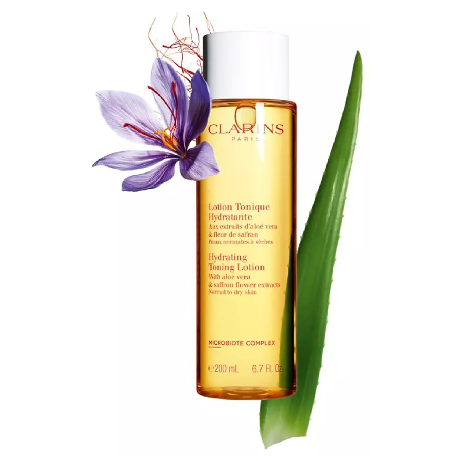 Clarins Hydrating Toning Lotion With Aloe vera & Saffron Flower Extract