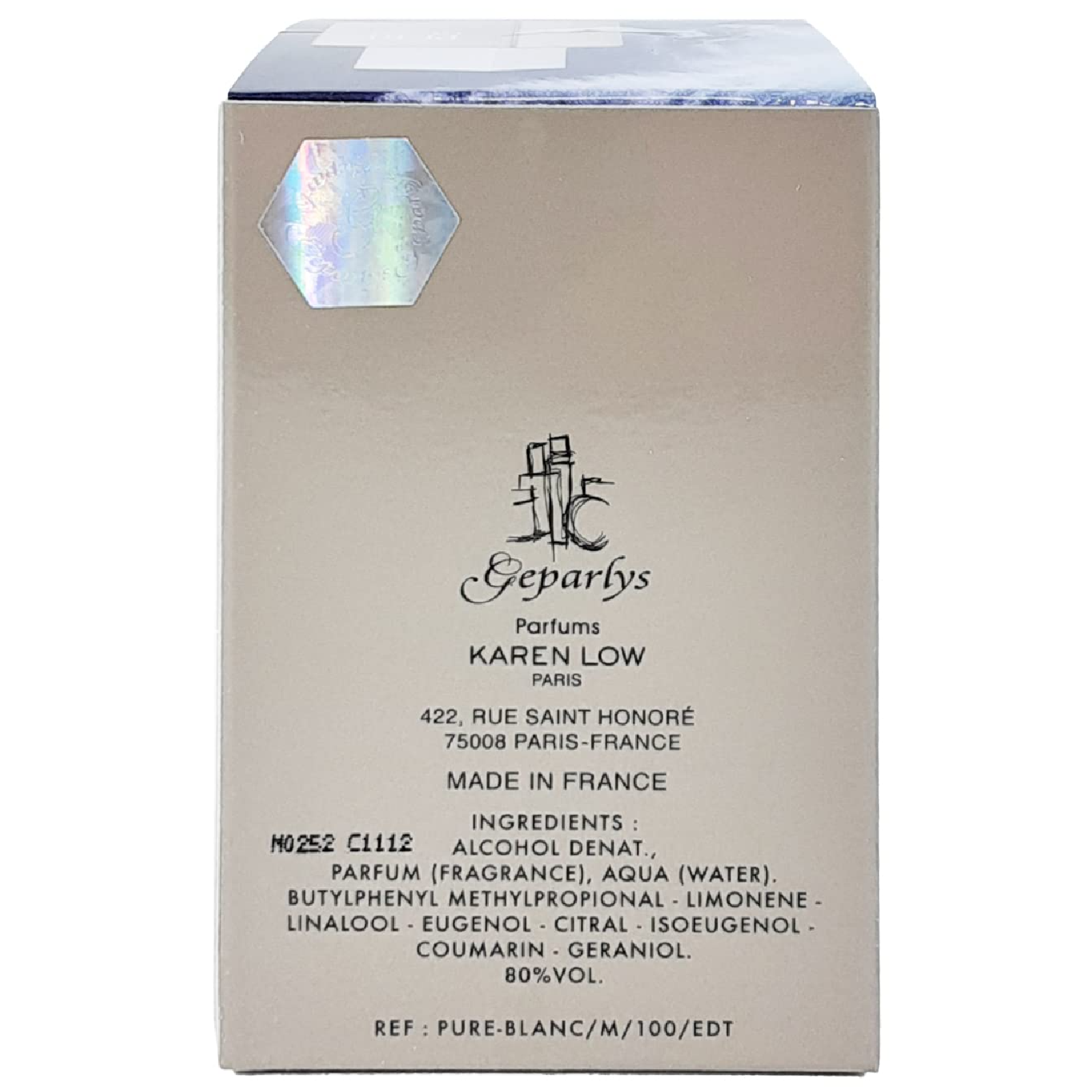 Karen Low Pure Blanc Eau de Toilette for Men