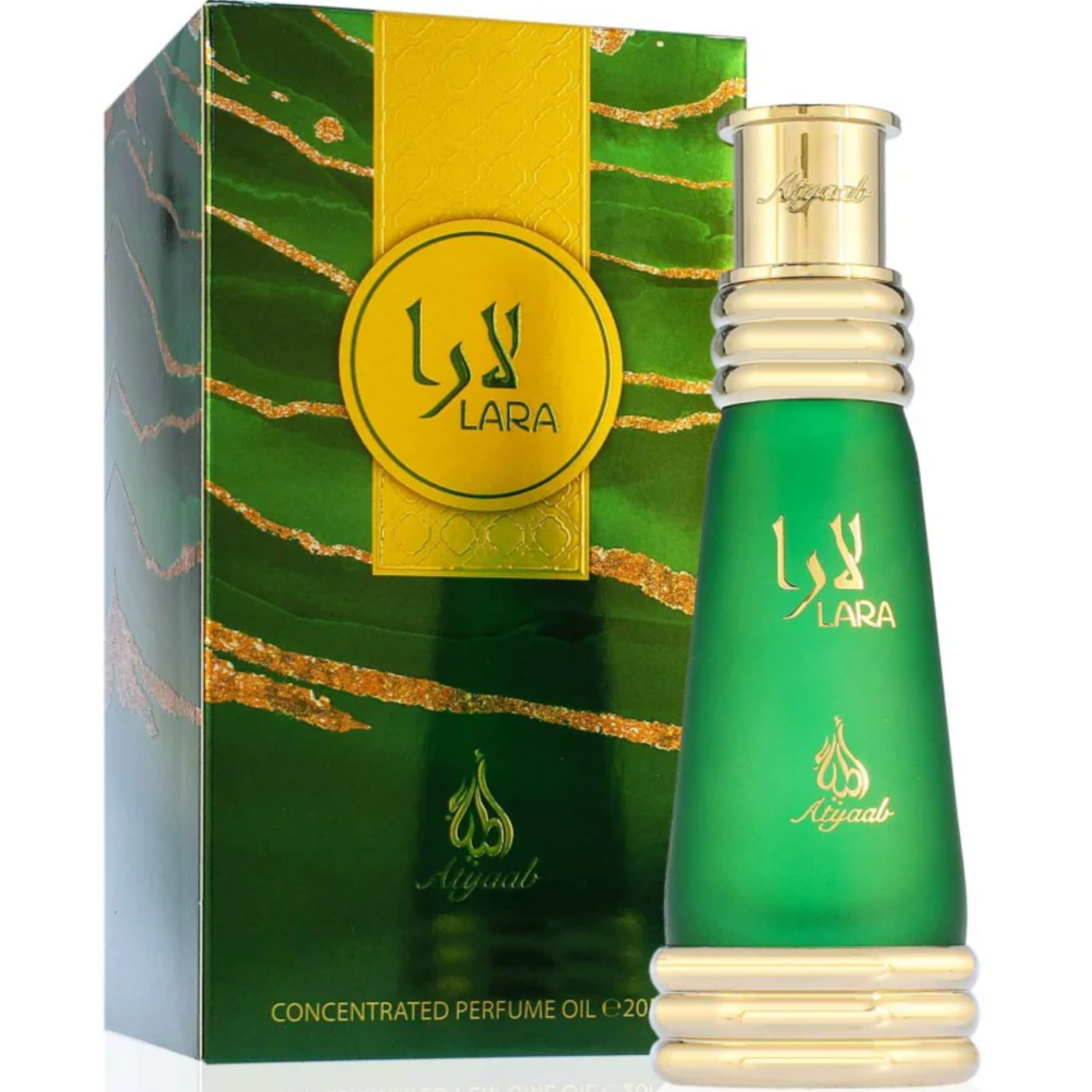 Khadlaj Atyaab Lara Green Concentrated Perfume Oil for Everyone