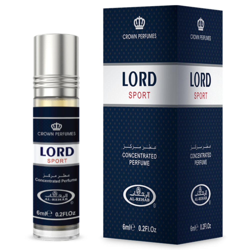 Al-Rehab Lord Sport Concentrated Perfume Roller Ball for Men