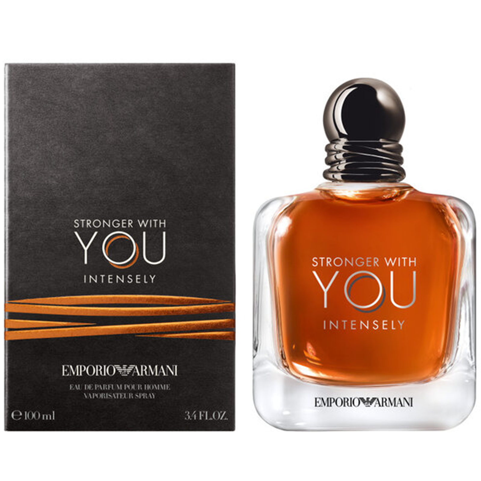 Emporio Armani & Azzaro Cold Weather King (Stronger With You Intensely & The Most Wanted EDPI) Fragrance Bundle for Men