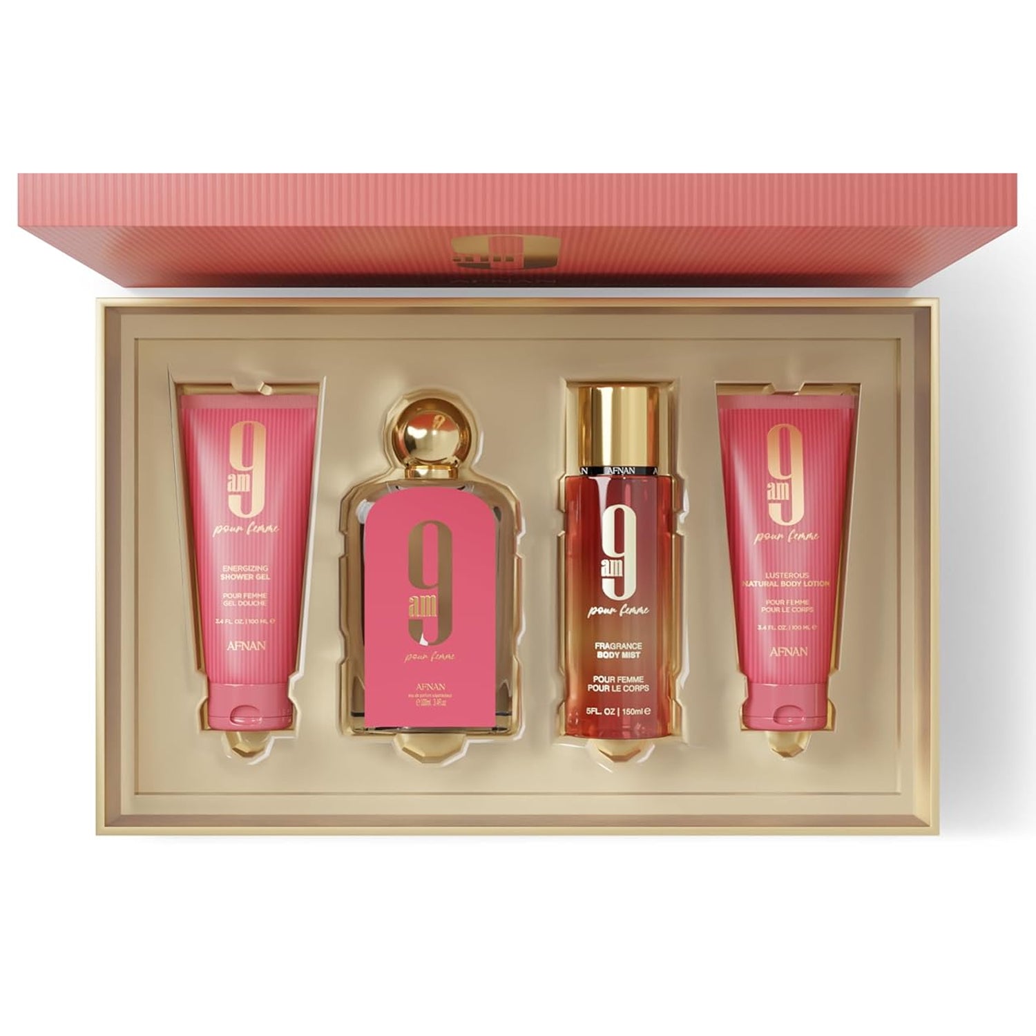 FABULOUS ファブレス　 ファブプー 9体セット Afnan 9AM Pour Femme Gift Set - Captivating Fragrance