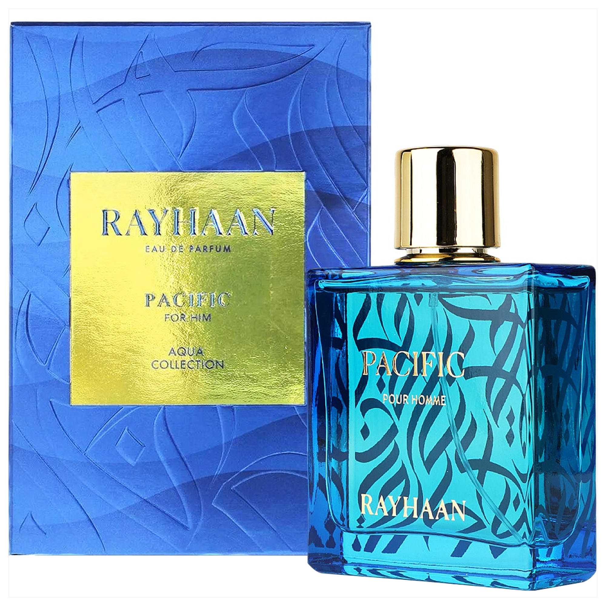 Rayhaan Ultimate 5 PC (Pacific Aura, Elixir, Tiger, Pacific & Lion) Fragrance Bundle for Men