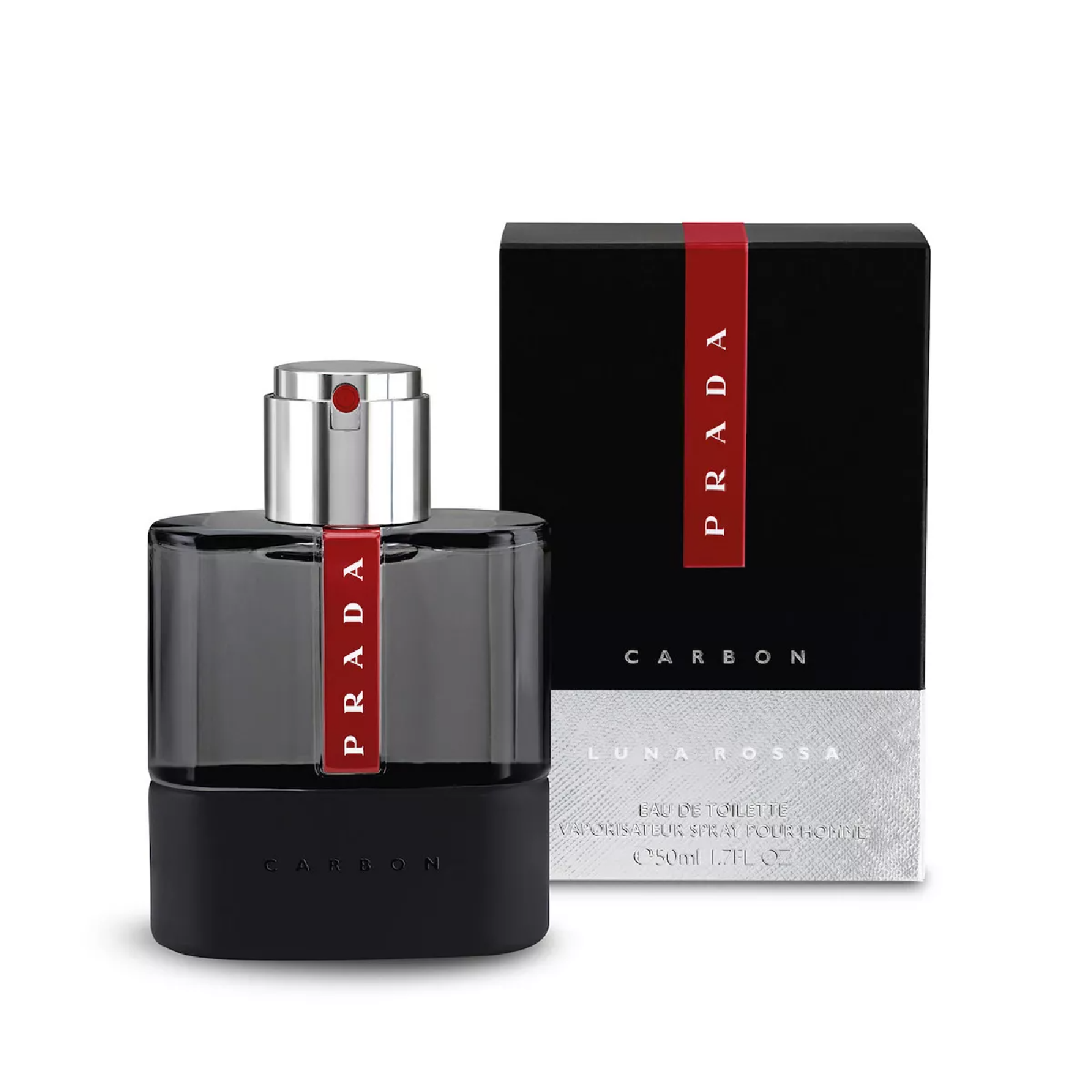 香水(男性用) PRADA LUNA ROSSA CARBON EDT 100ml Prada Luna Rossa CARBON 1.7 OZ (50ML) Eau de Toilette Spray