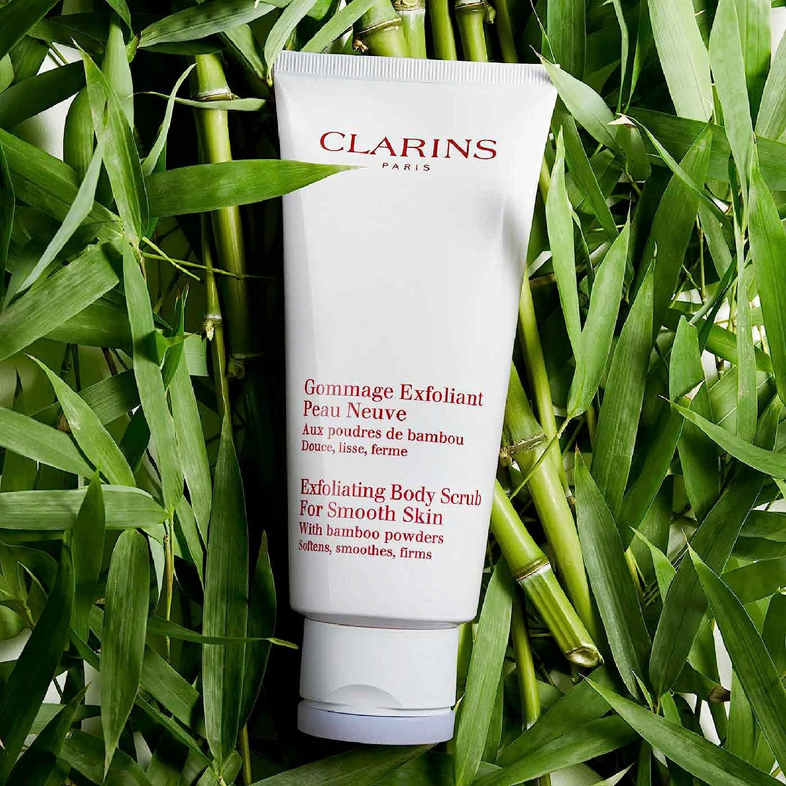 Clarins Exfoliating Body Scrub for Smooth Skin With Bamboo Powder