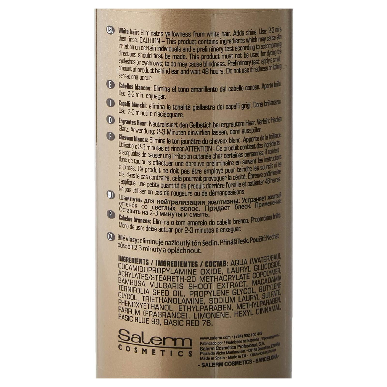 Salerm Shampoo For White Hair