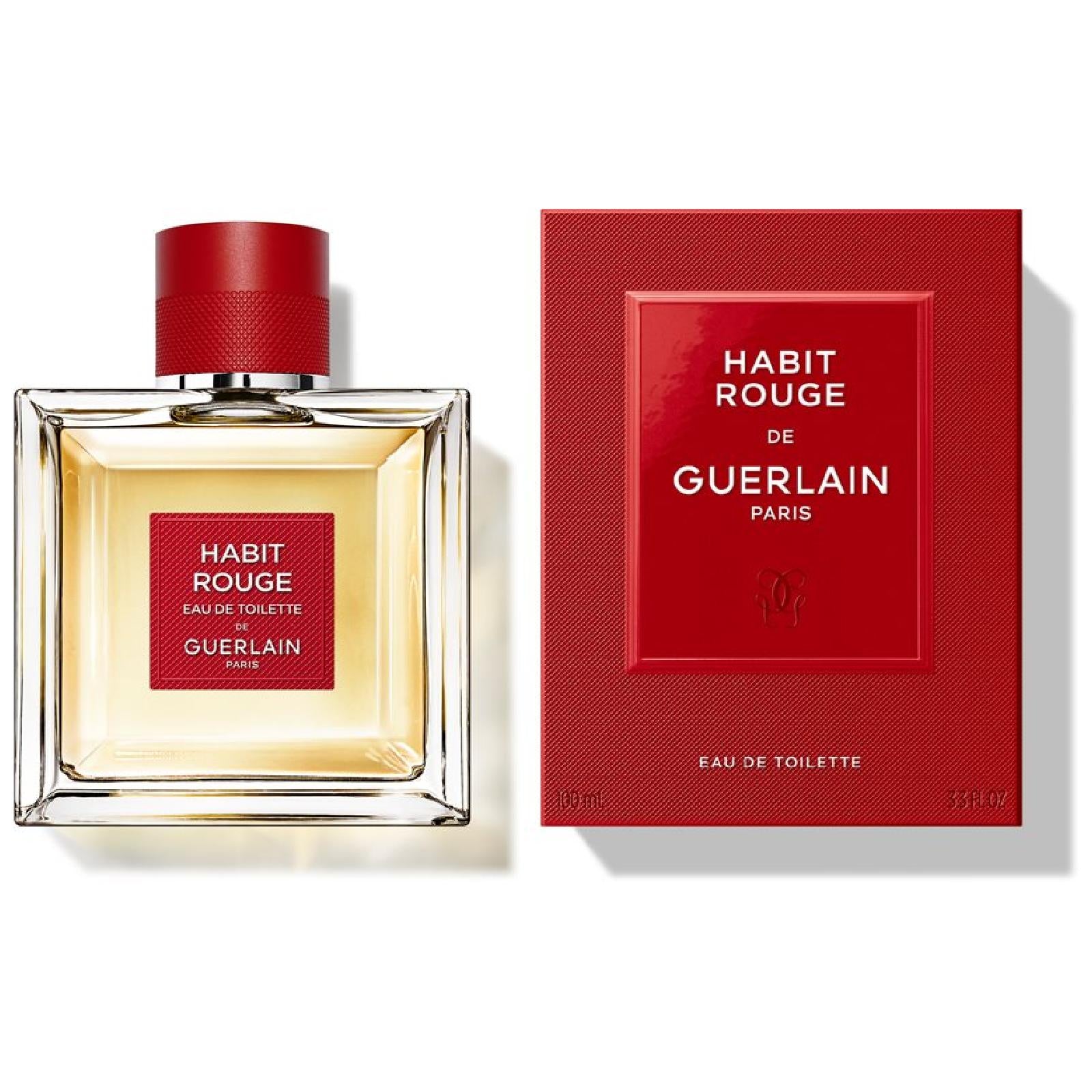 Guerlain Habit Rouge Eau de Toilette for Men - Iconic Scent