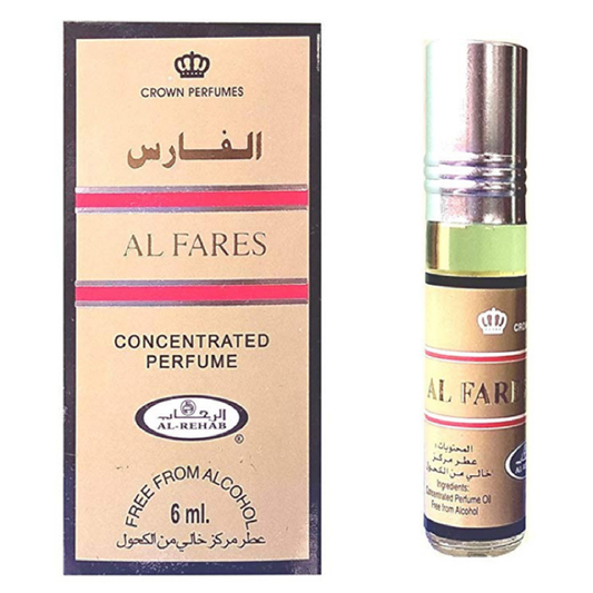 AL REHAB AL Farès Duftöl – Moschus Duft, 3 Ml Roll-on, 100% Öl
