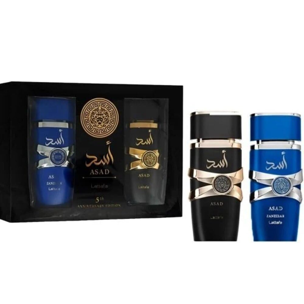 Lattafa Asad 5th Anniversary Edition Gift Set for Men