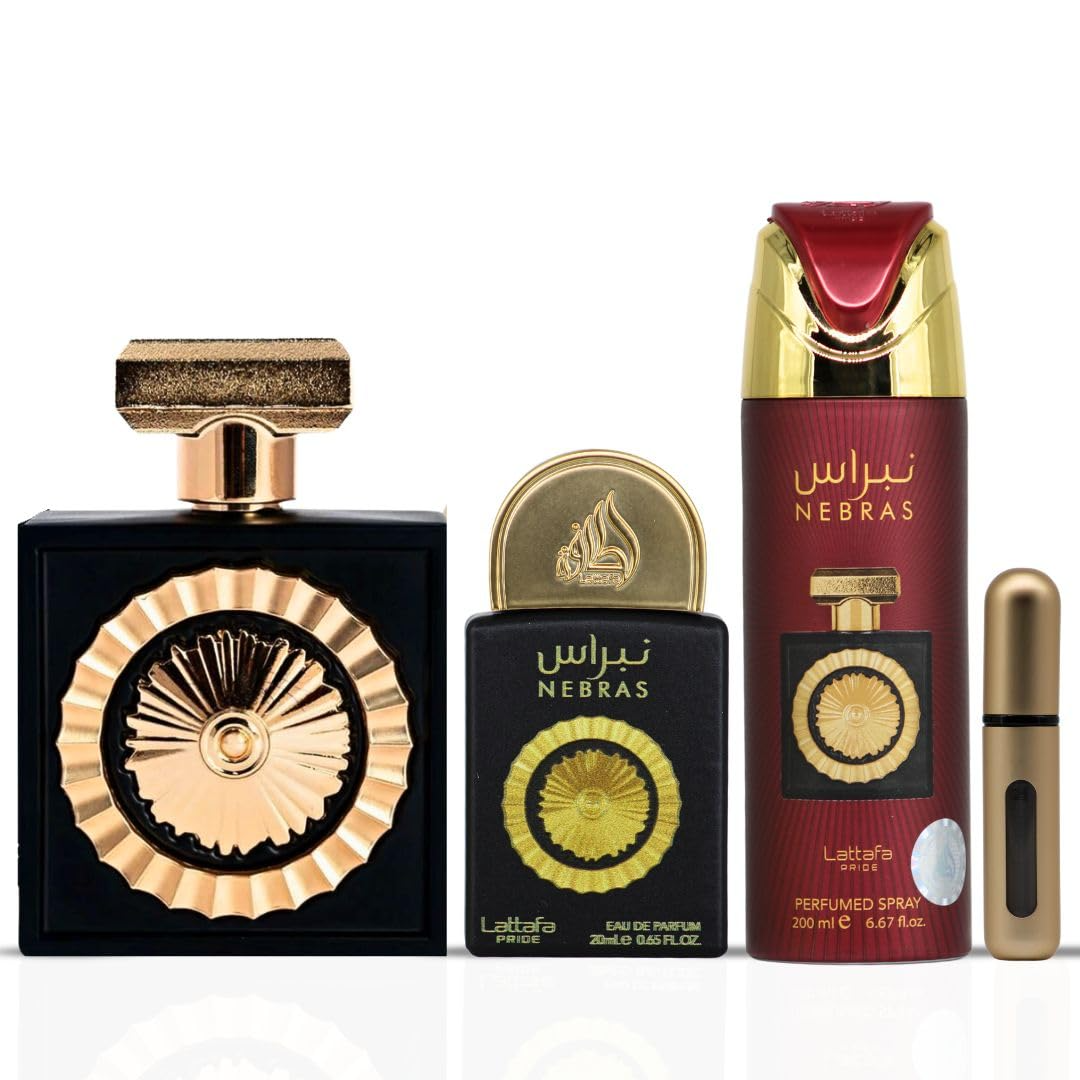 Lattafa Pride Nebras Gift Set - Sweet & Fresh Scent