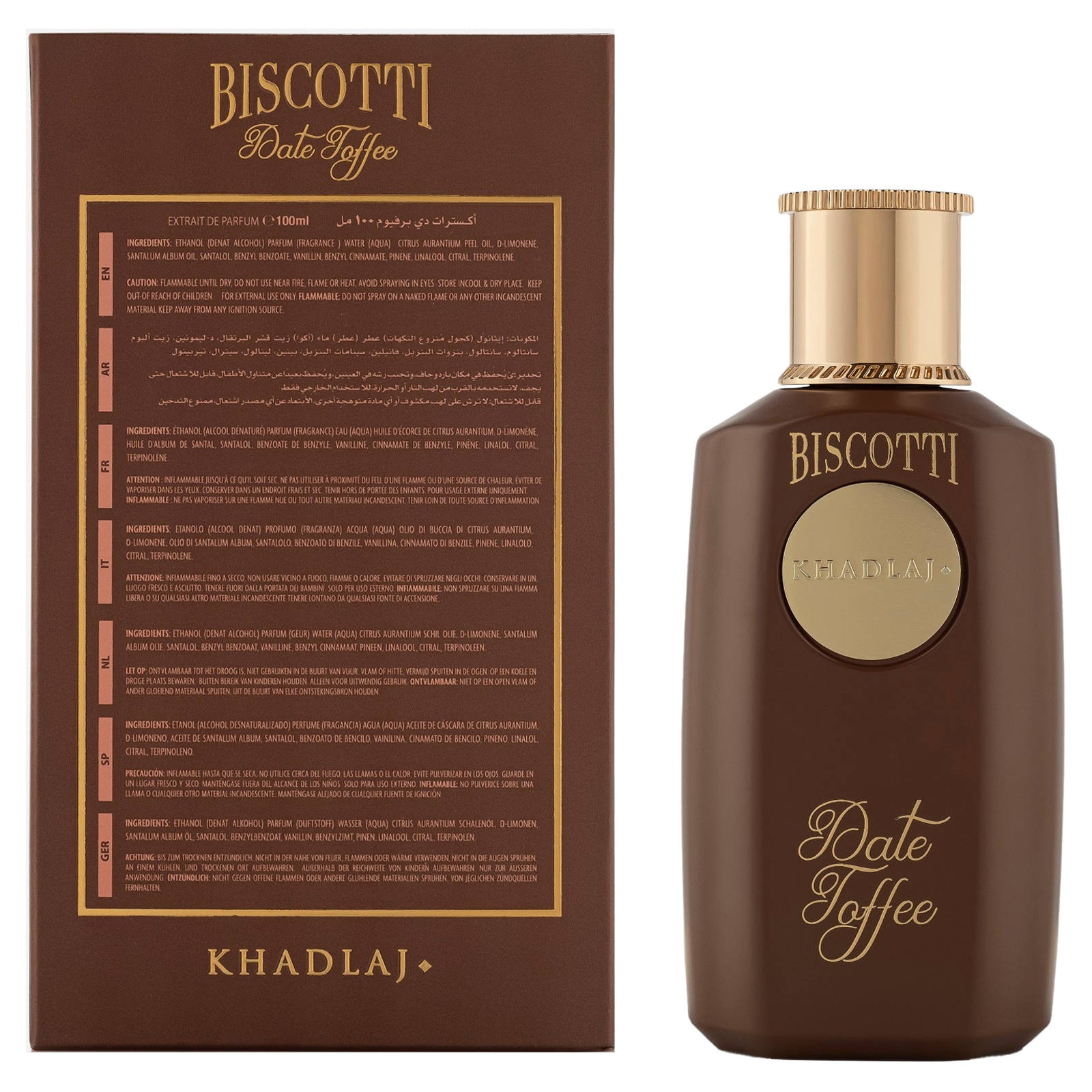 Khadlaj Biscotti Date Toffee Extrait de Parfum for Everyone