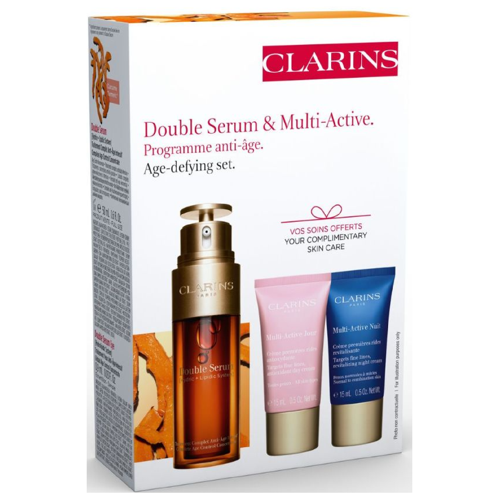 Clarins Double Serum & Multi Active Gift Set for Women