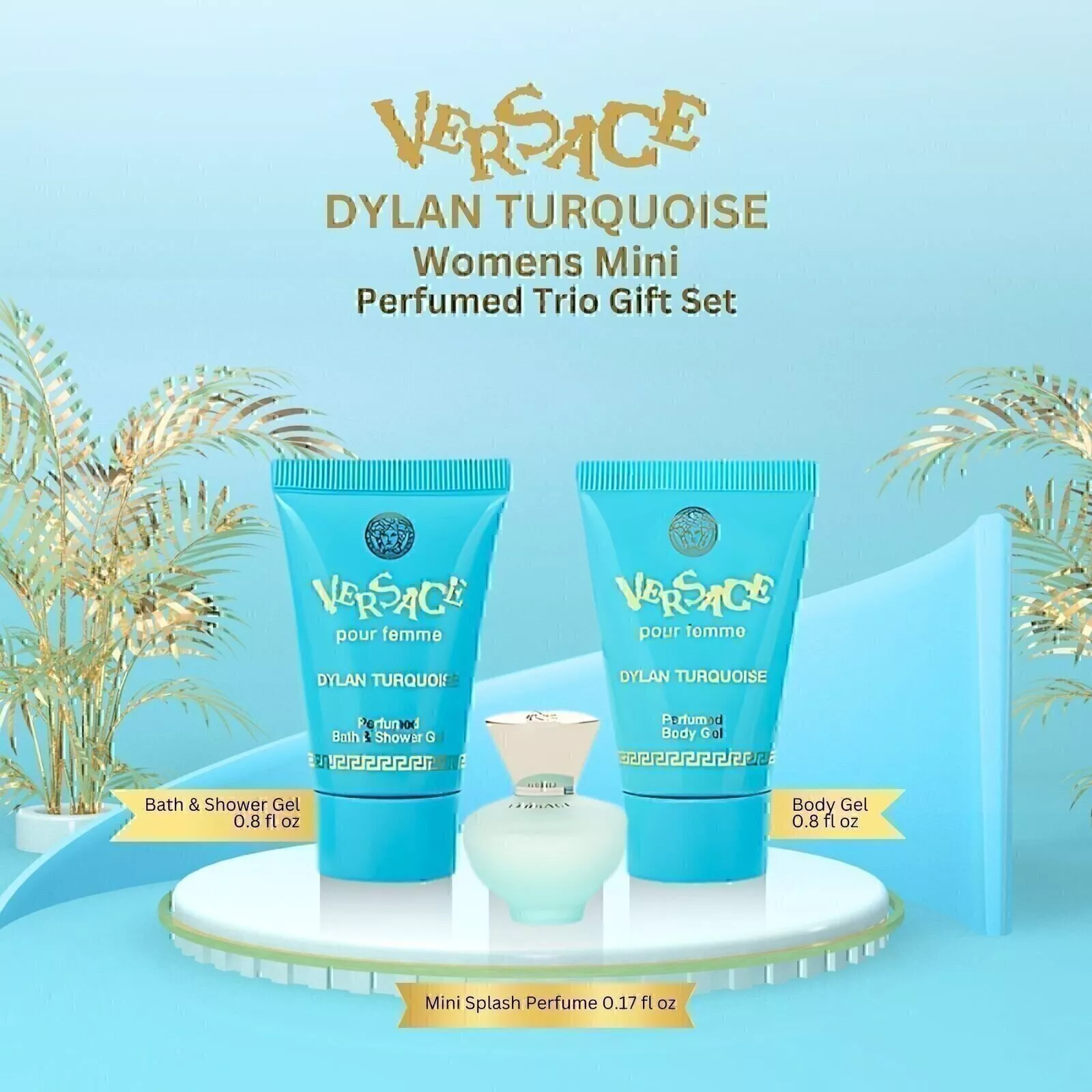 Versace Dylan Turquoise Pour Femme Gift Set for Women
