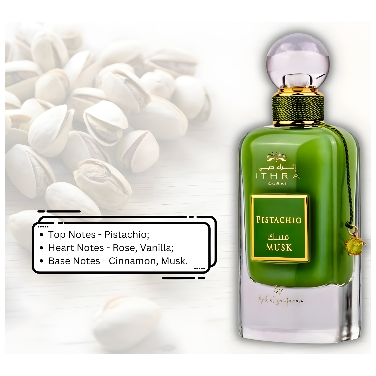 Ard Al Zaafaran Ithra Dubai Pistachio Musk Eau de Parfum for Everyone