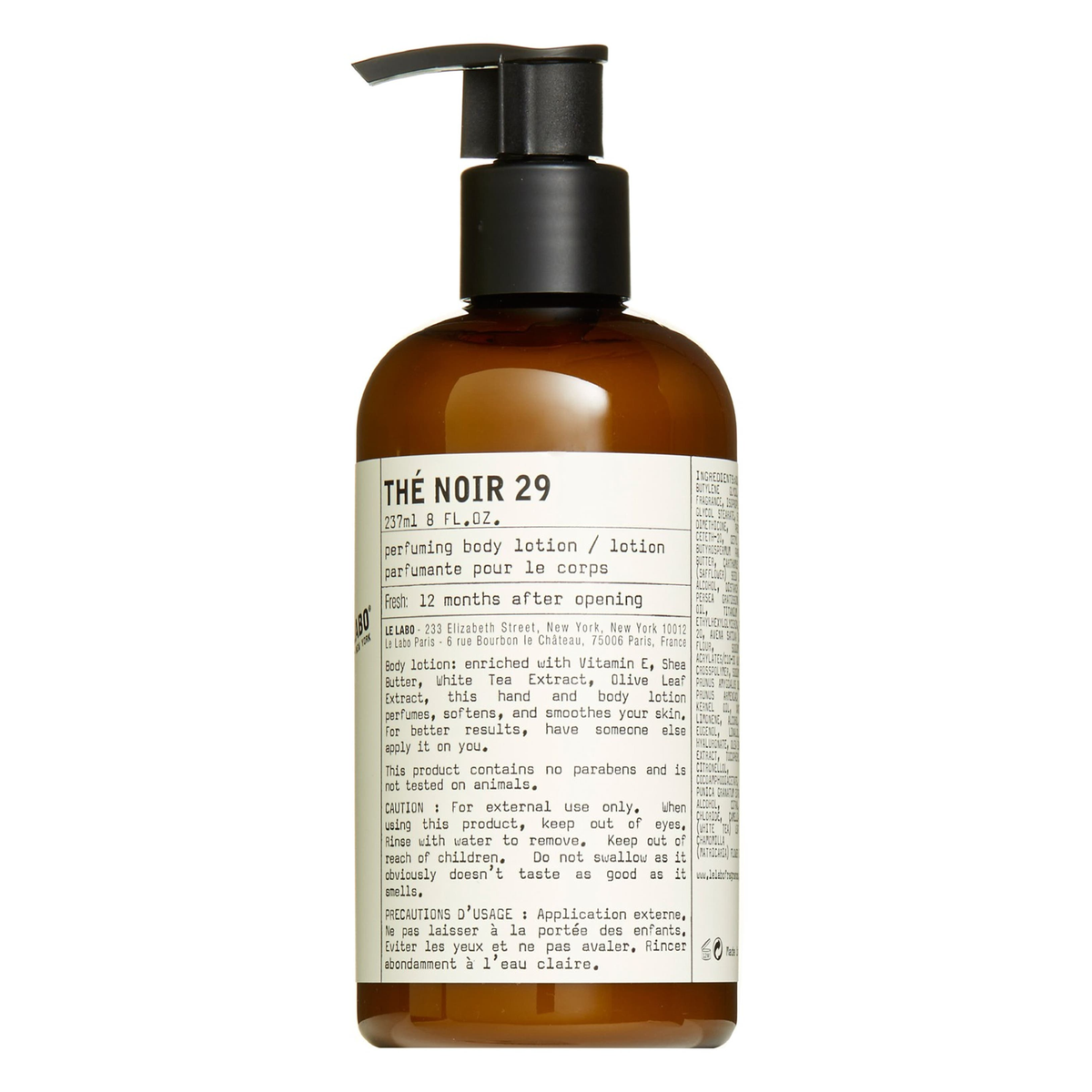 Le Labo Thé Noir 29 Body Lotion - Luxurious Hydration Le Labo Thé Noir 29 Body Lotion - Luxurious Hydration