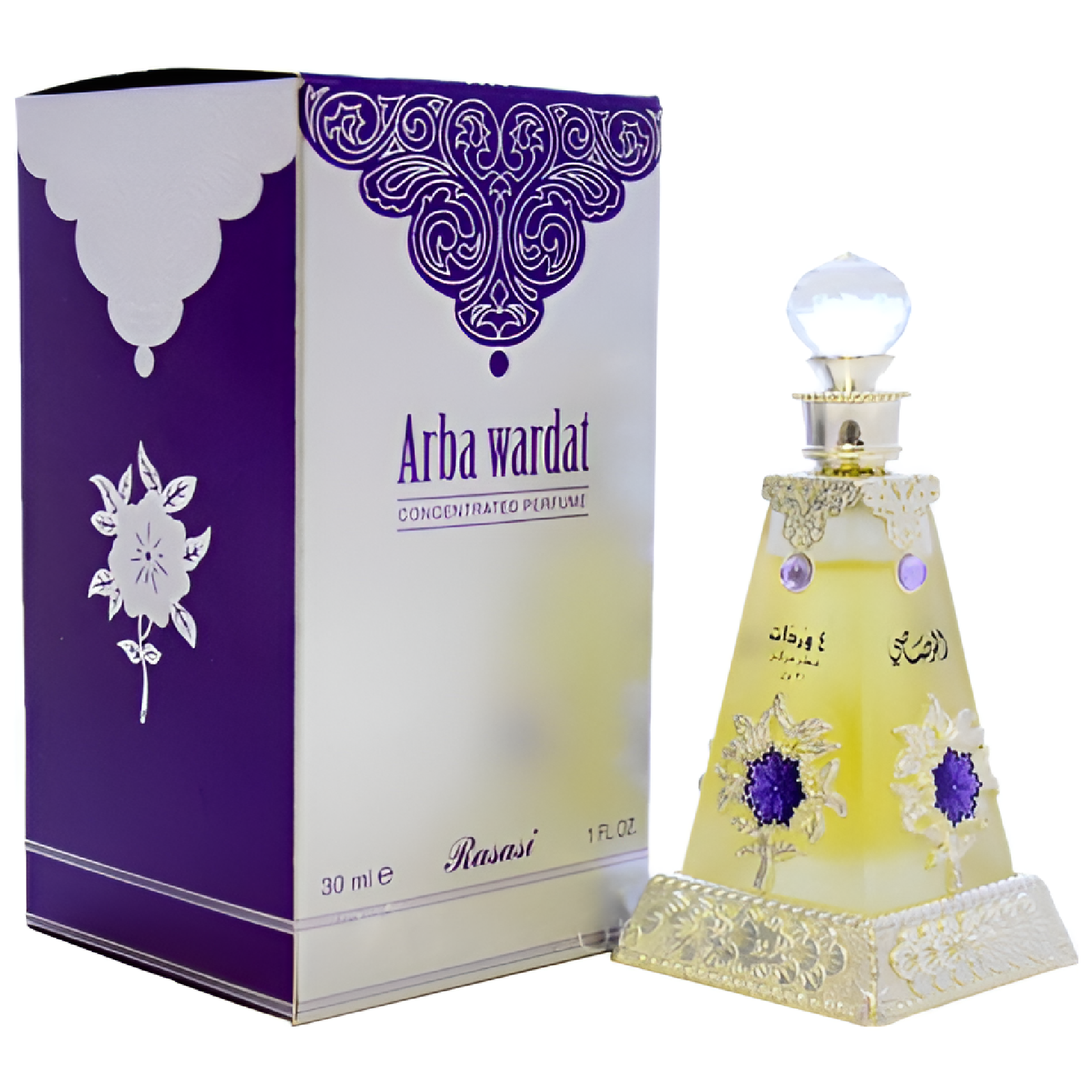 Rasasi Arba Wardat Concentrated Perfume Oil for Women