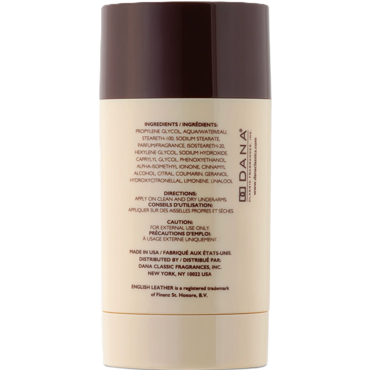 Dana English Leather Deodorant Stick for Men