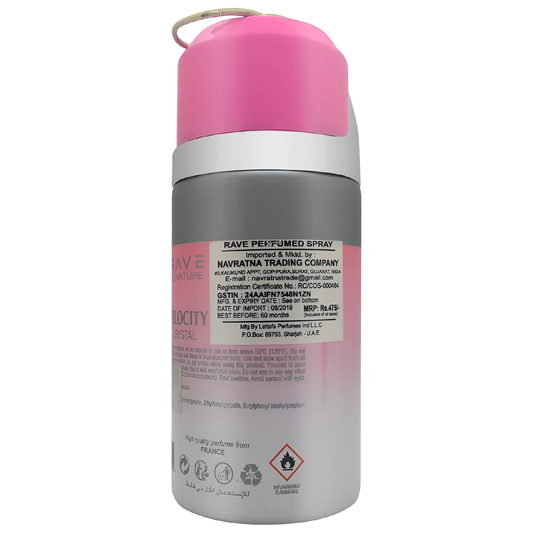 Rave Velocity Crystal Deodorant Spray for Women Beauty House