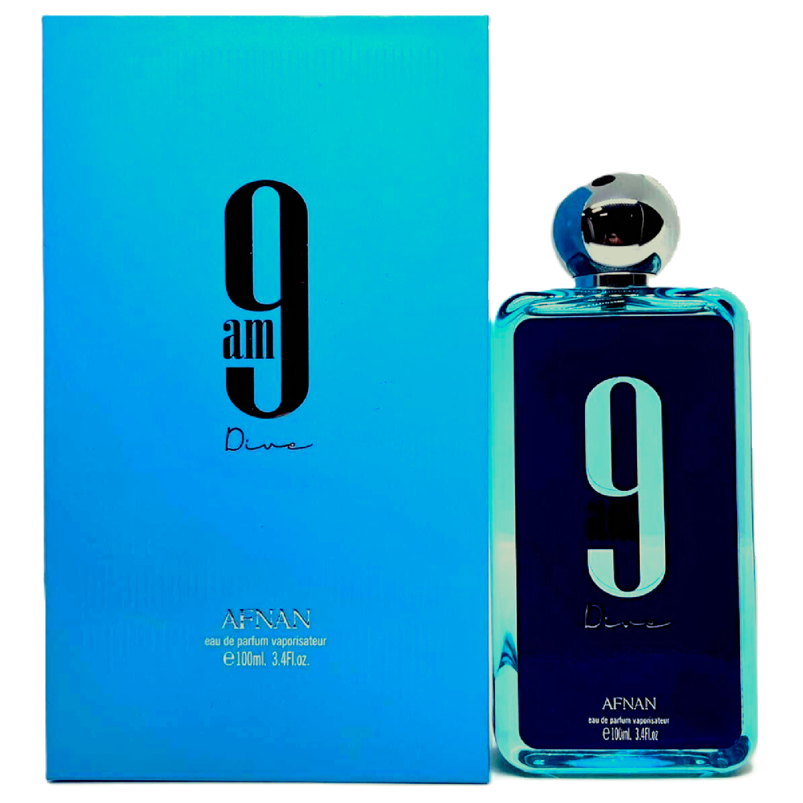 AFNAN 9 am 香水 90ml UAE Afnan 9 AM Dive Eau de Parfum - Unisex Fresh Fragrance