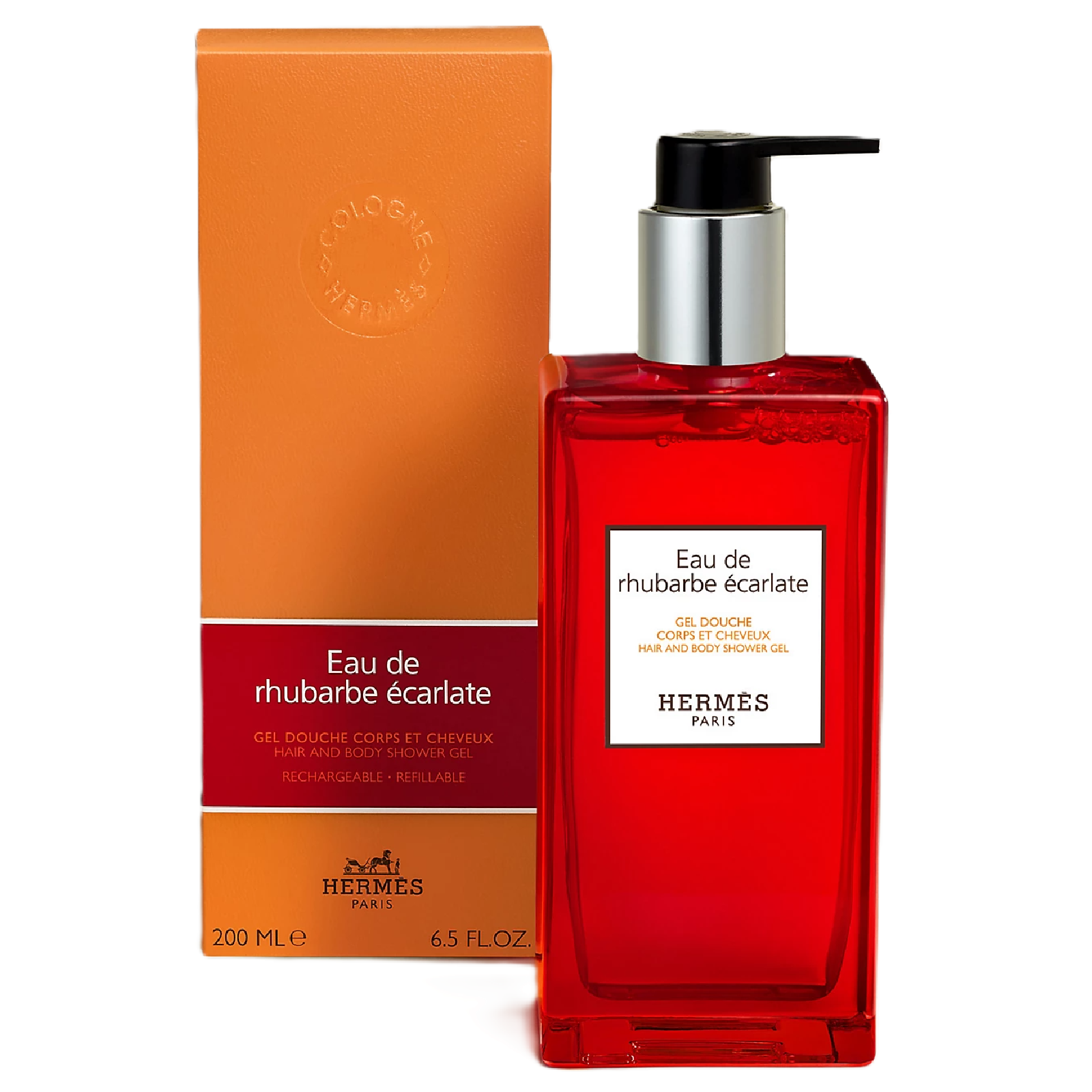 Hermes Eau De Rhubarbe Ecarlate Shower Gel