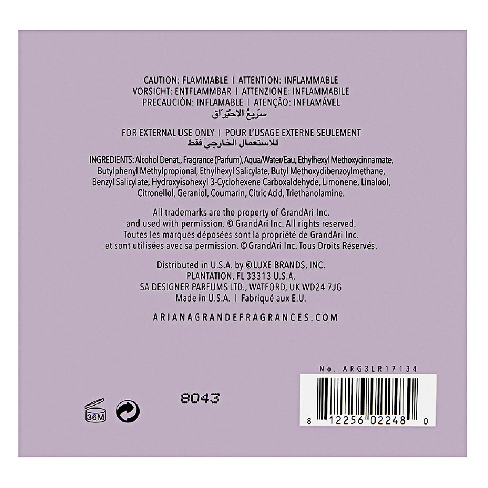 Ariana Grande Moonlight Eau de Parfum for Women