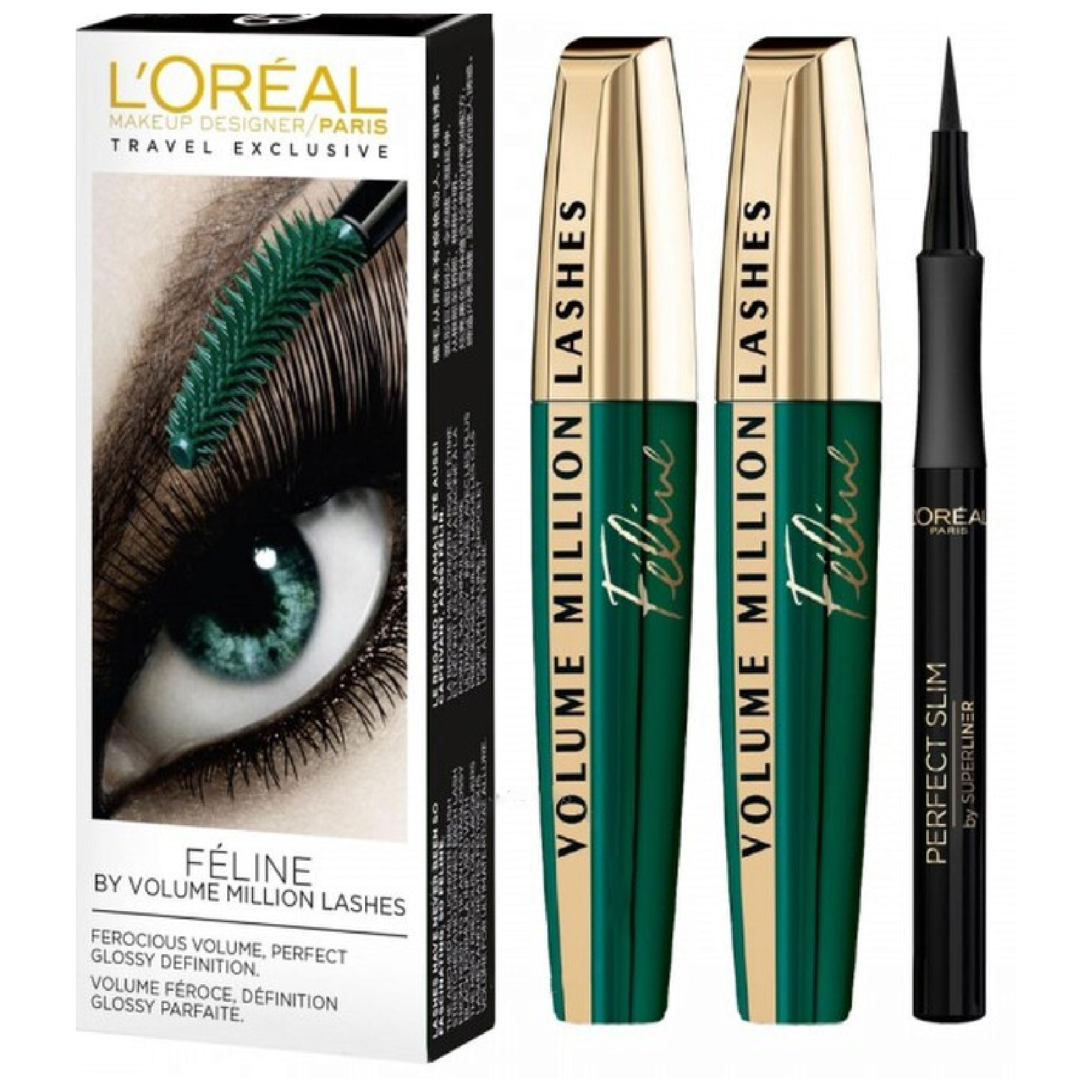 Loreal Feline Volume Million Lashes Gift Set for Women