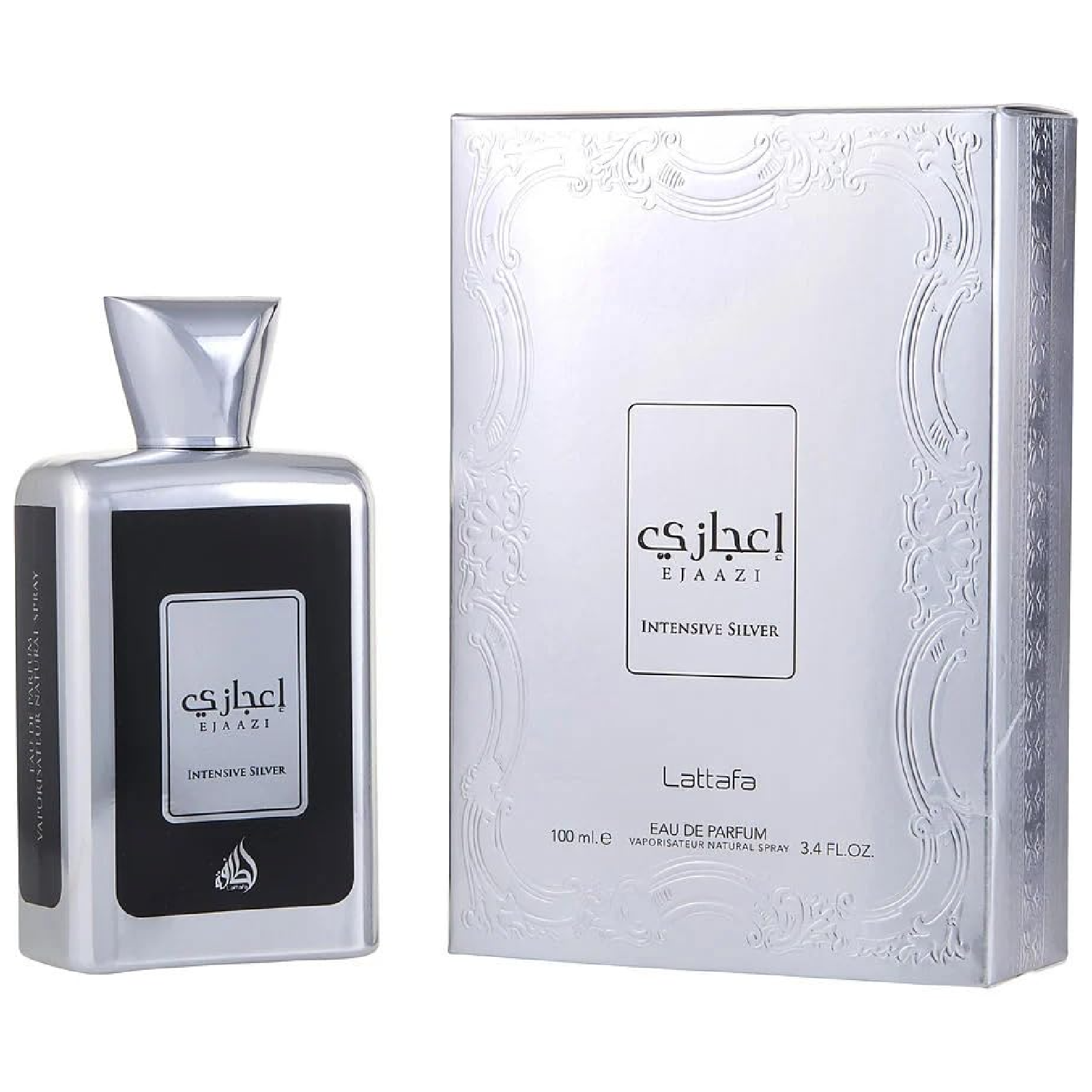 Lattafa Ejaazi Intensive Silver Eau de Parfum for Men