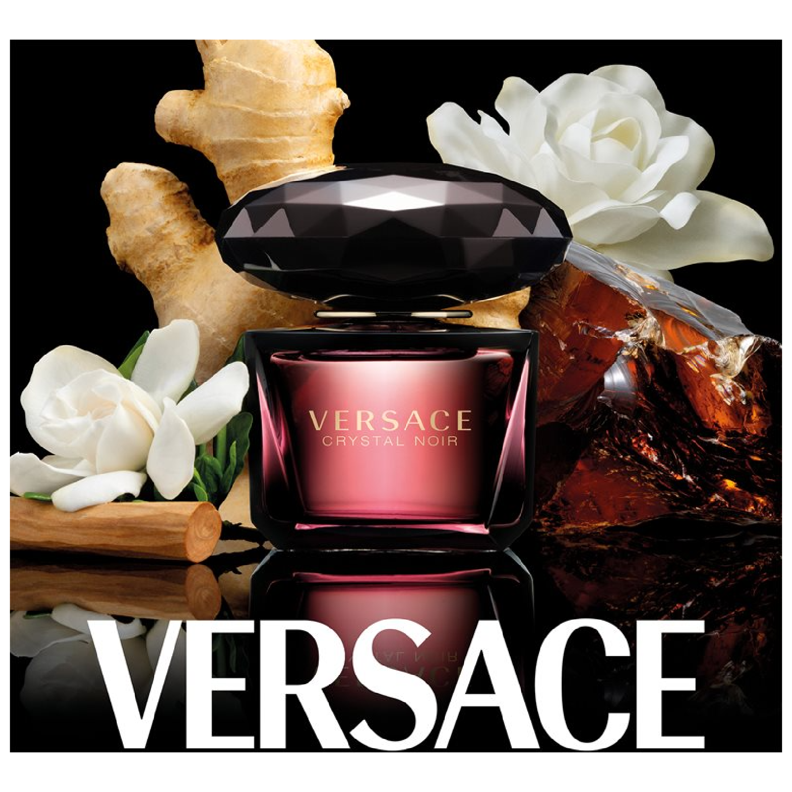 Versace Crystal Noir Eau de Parfum - Luxury Floral Scent