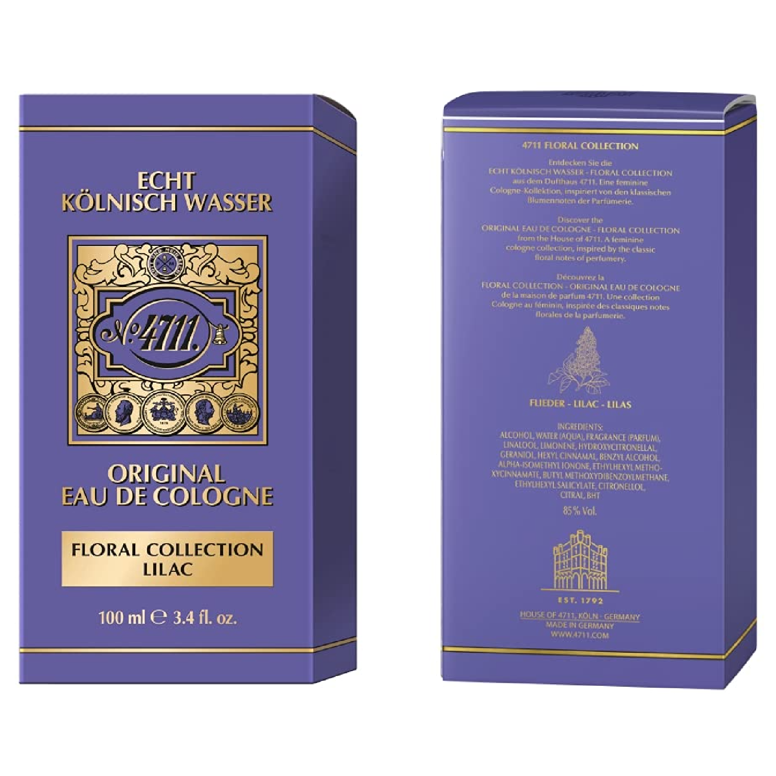 4711 Floral Collection Lilac Eau de Cologne for Women