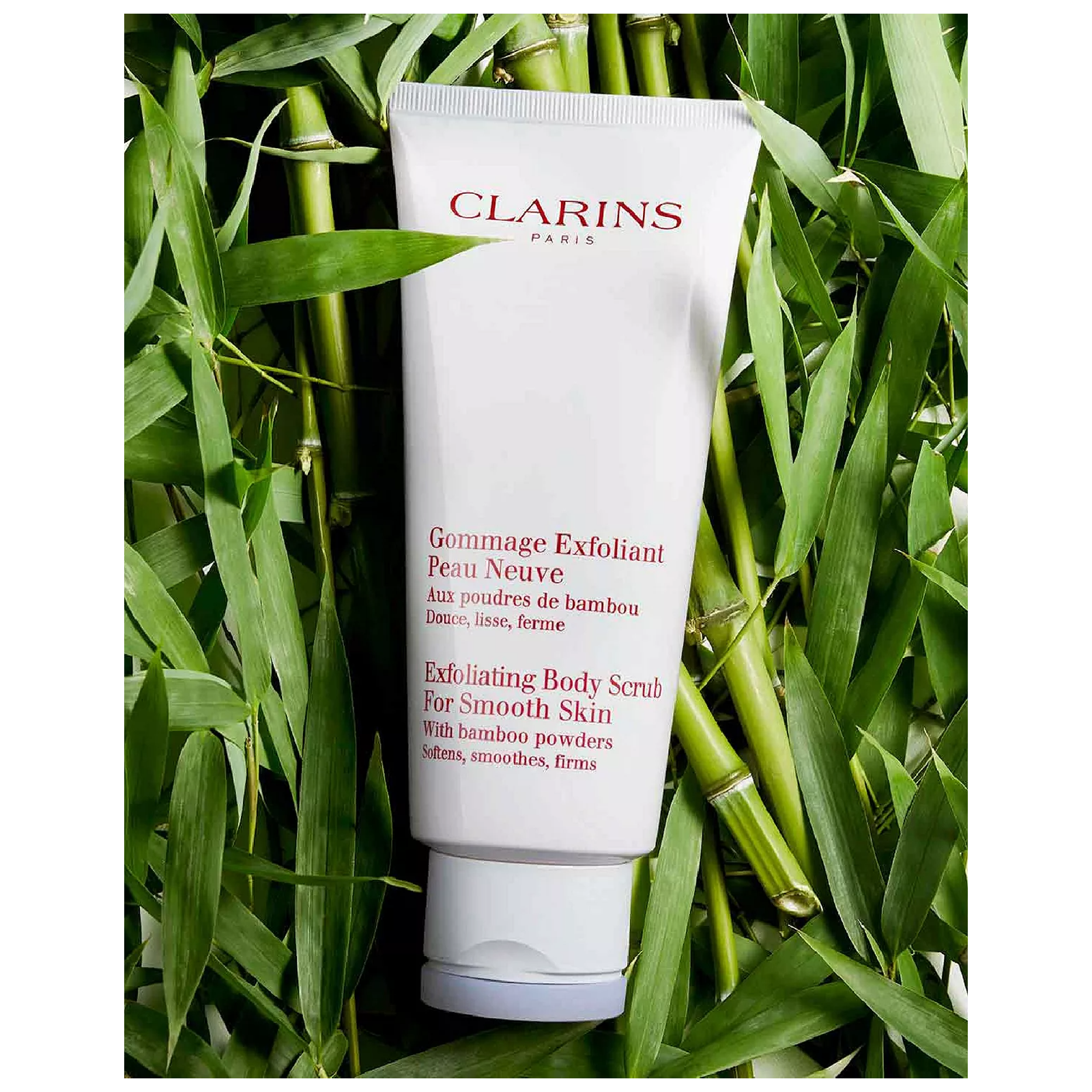 Clarins Exfoliating Body Scrub for Smooth Skin With Bamboo Powder