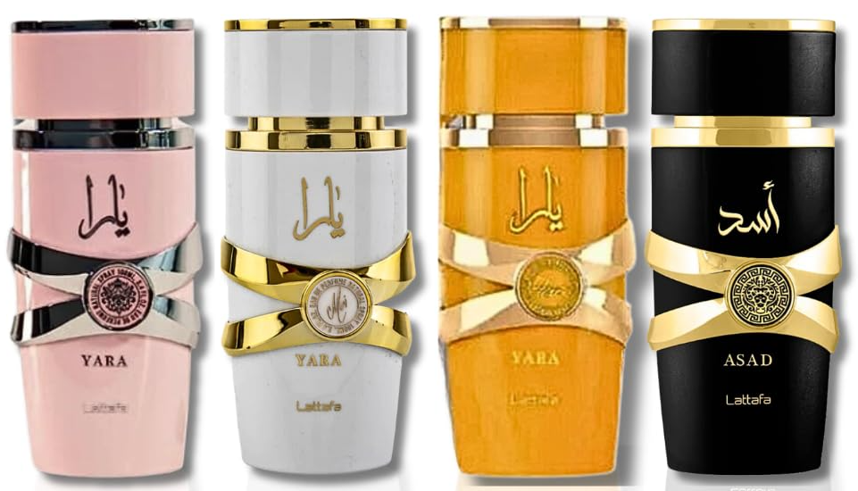 Lattafa Yara, Yara Moi, Yara Tous & Asad Fragrance Bundle for Everyone