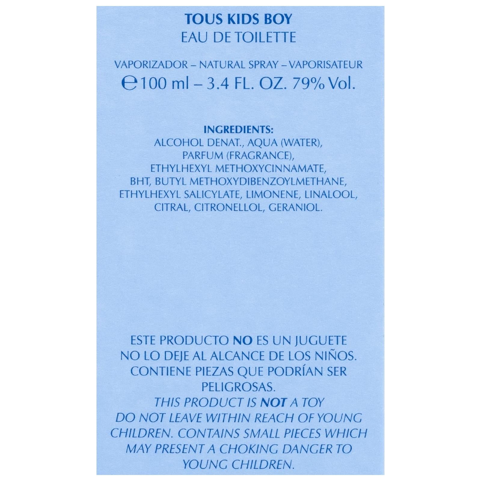 Tous Kids Boy Eau de Toilette for Men