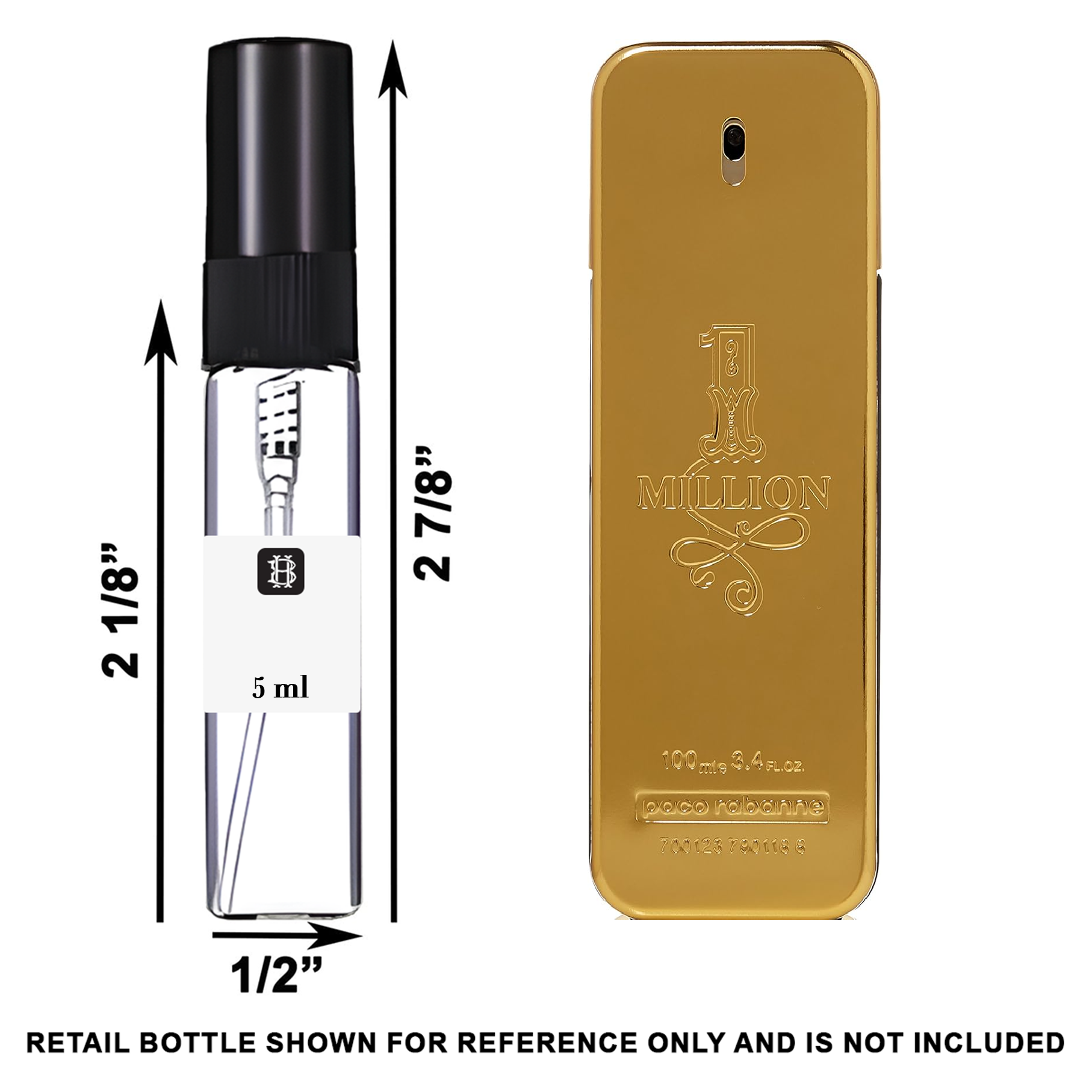 Paco Rabanne 1 Million Eau de Toilette for Men - Bold & Fresh