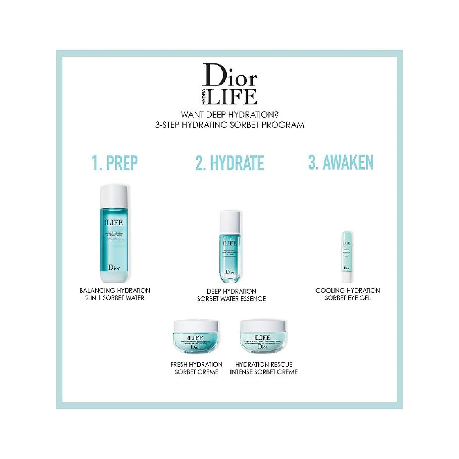 Dior Hydra Life Balancing Hydration 2 In 1 Sorbet Water for Women