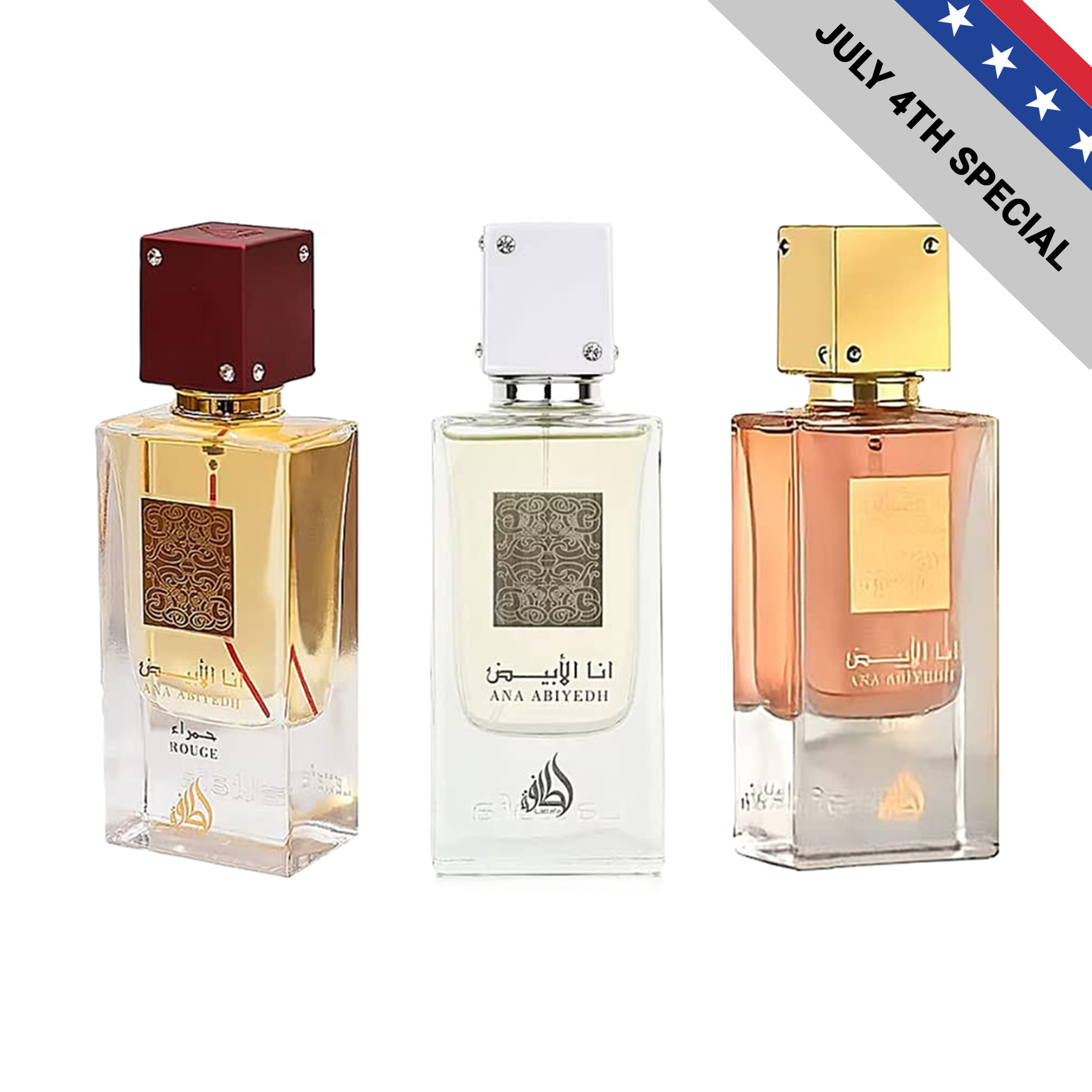 Lattafa Ana Abiyedh 3 Pcs Fragrance Bundle for Everyone