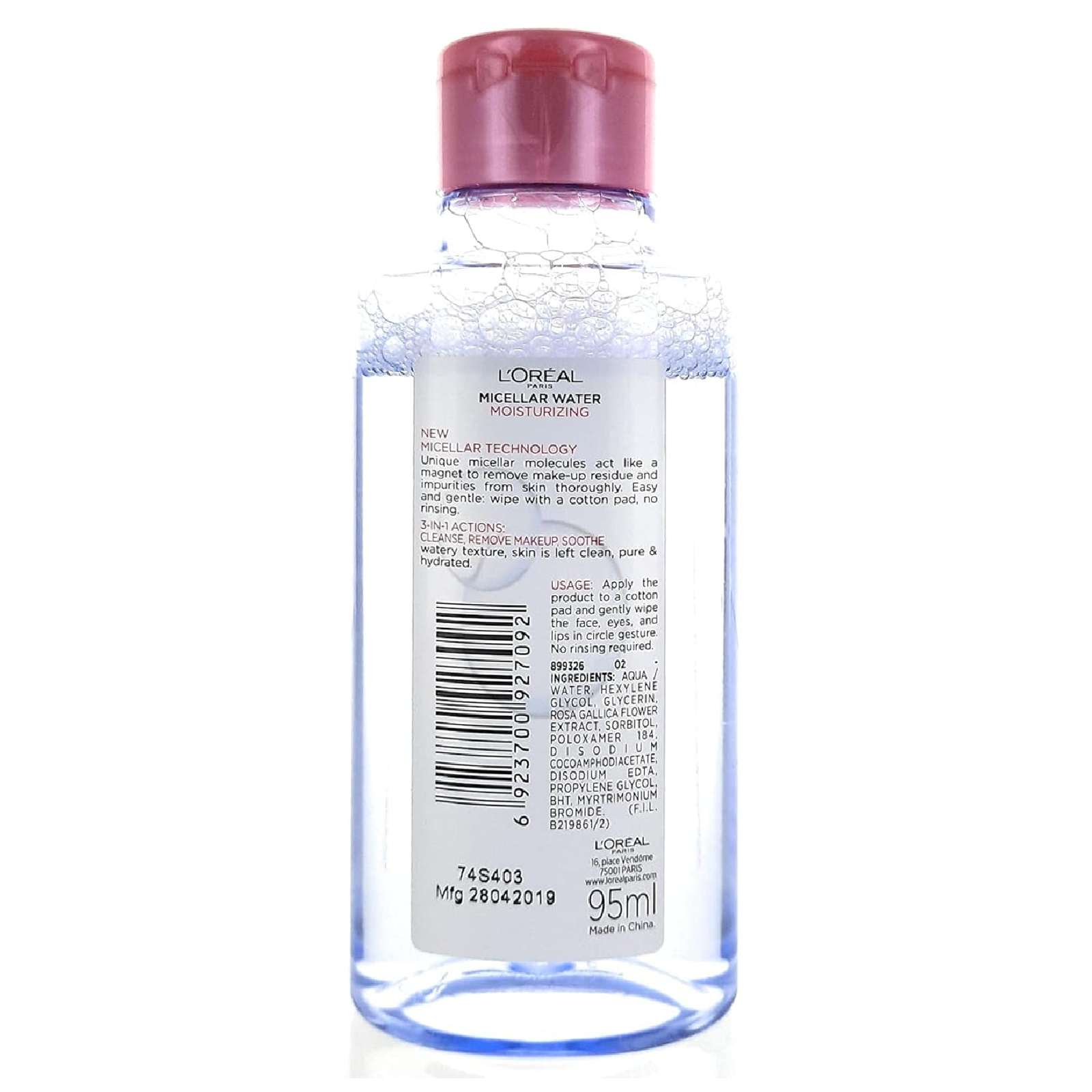 Loreal Micellar Water 3 in 1 for Women