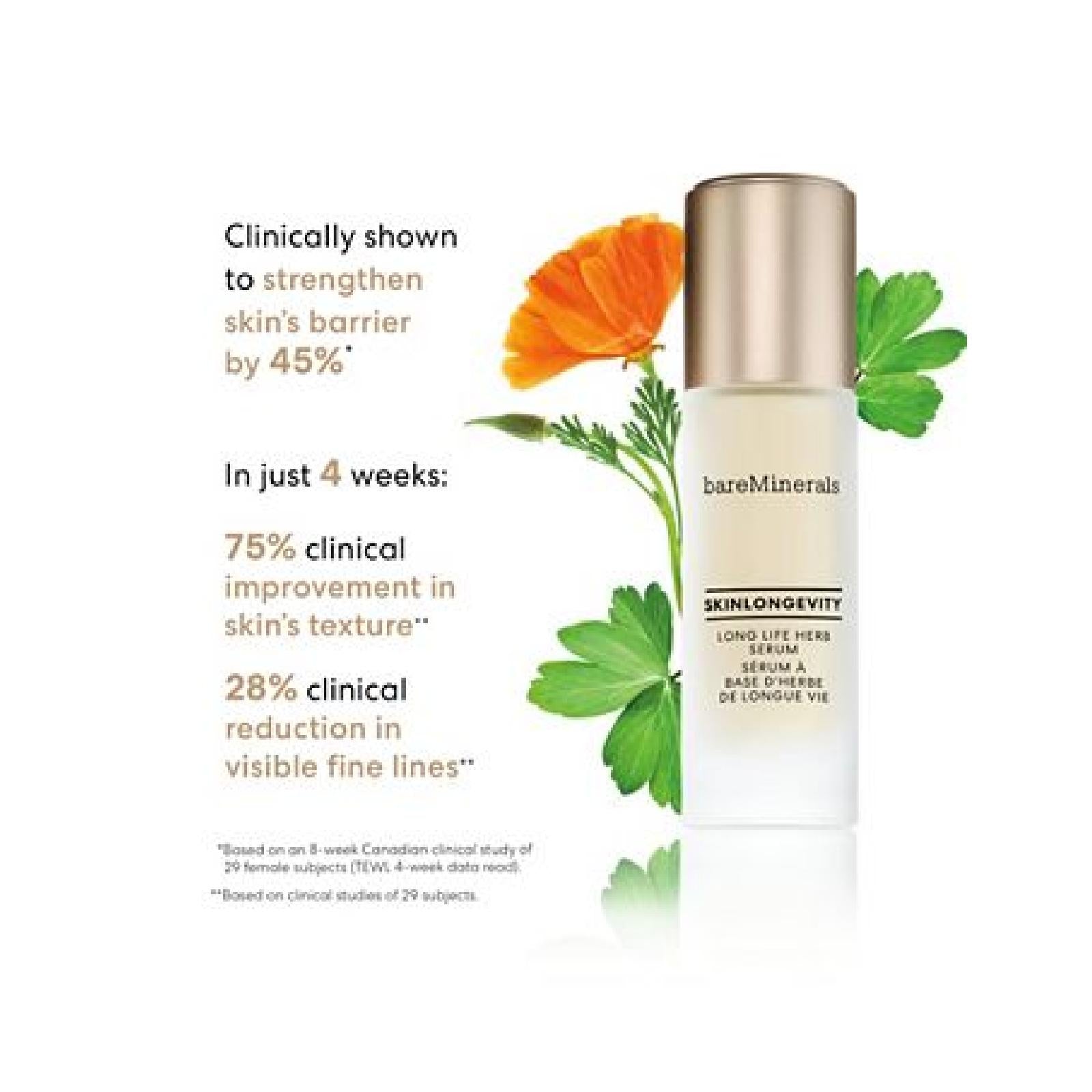 Bareminerals Skinlongevity Long Life Herb Serum