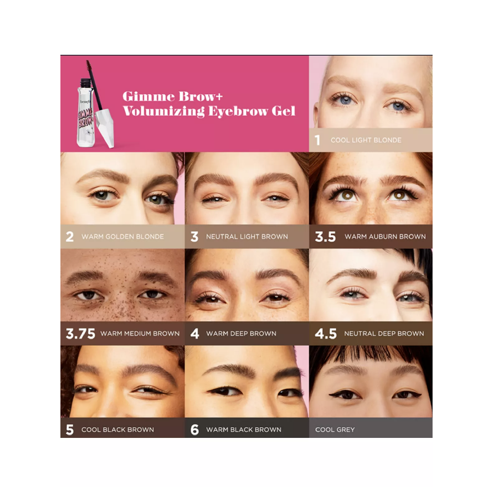 Benefit Gimme Brow+ Brow-Volumizing Fiber Gel