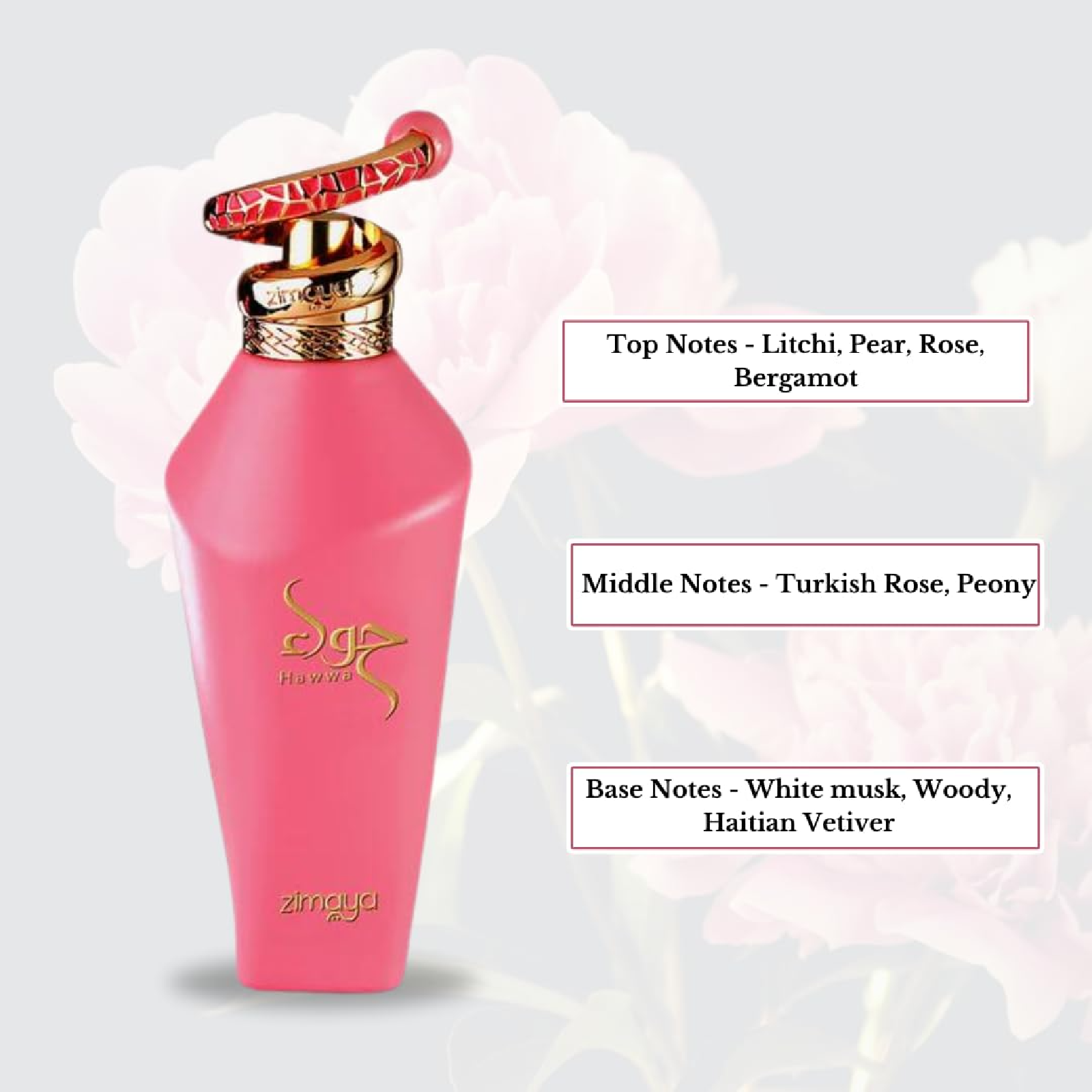 Zimaya Hawwa Pink Eau de Parfum for Women